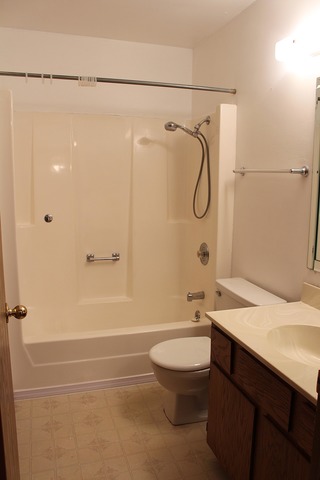 461 Minnesota Circle Carol Stream, IL 60188 - Photo 13 of 15 a bathroom with a granite countertop sink toilet and shower
