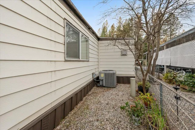 a house view with a backyard space