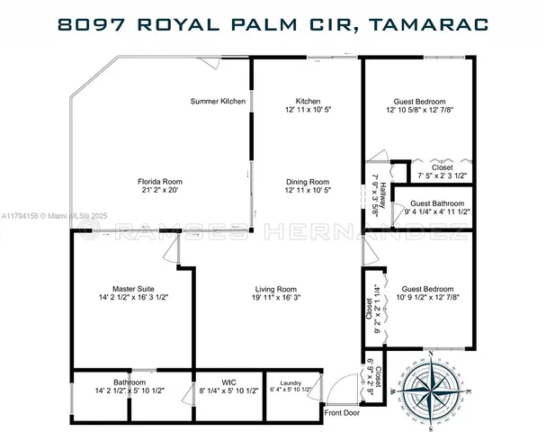 $490,000 | 8097 Royal Palm Circle, Tamarac, FL 33321