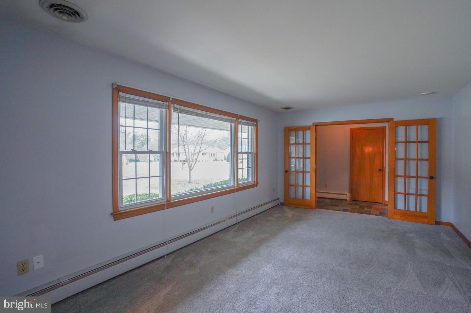 638 South Old Mill Road Dover, DE 19901 - Photo 8 of 39 Living Room with French Doors
