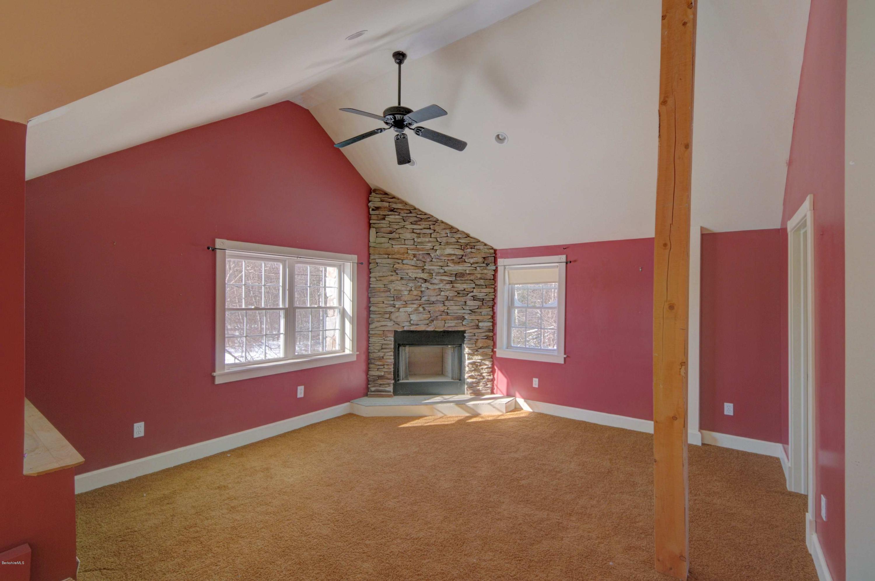 145 S Road Peru, MA 01235 - Photo 22 of 30 a view of empty room with fireplace