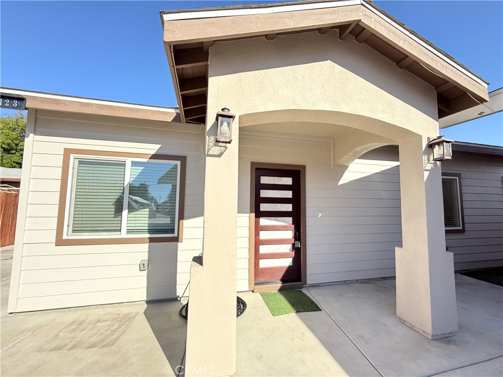 a view of house with front door
