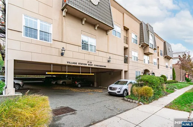 a car parked in front of a building