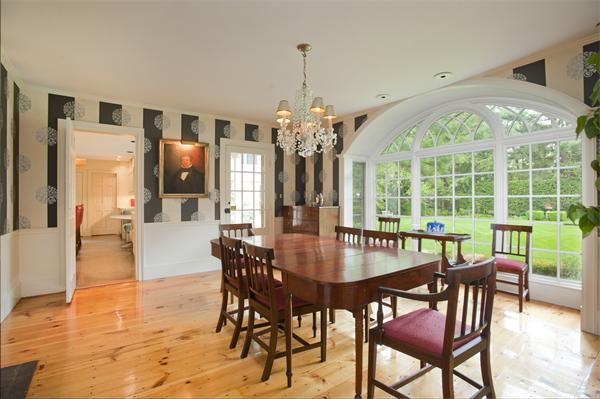 161 Main Street Hingham, MA 02043 - Photo 6 of 30 a view of a dining room with furniture window and outside view