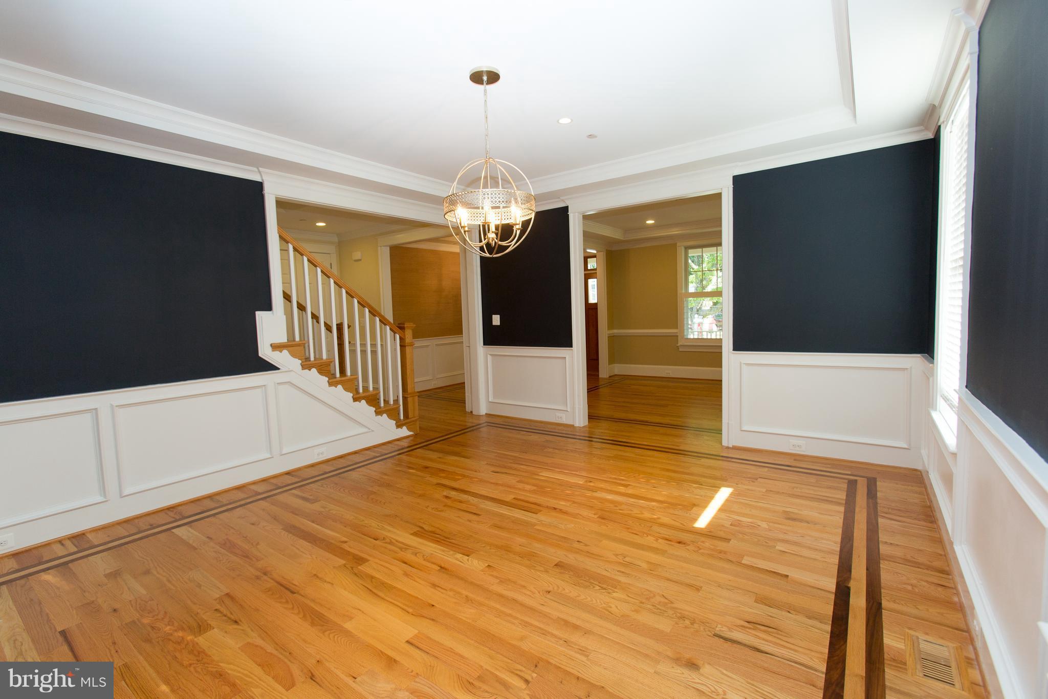4314 Chestnut Street Bethesda, MD 20814 - Photo 8 of 28 Dining Room with inlaid floors