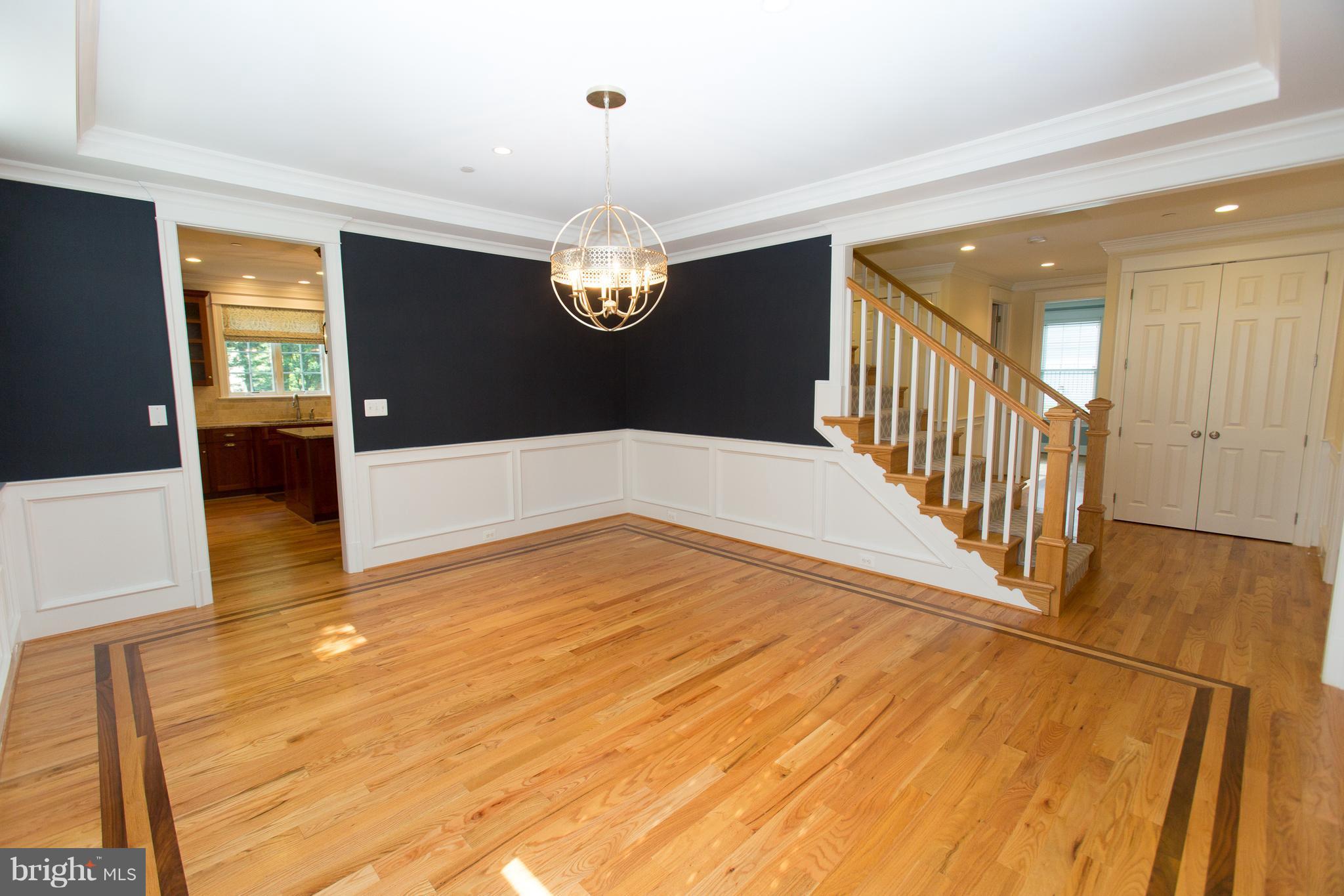4314 Chestnut Street Bethesda, MD 20814 - Photo 9 of 28 Dining Room with inlaid floors