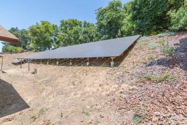 a view of outdoor space and trees