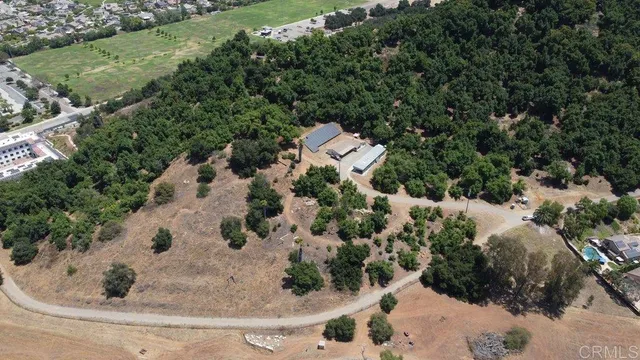 a view of a city with a mountain