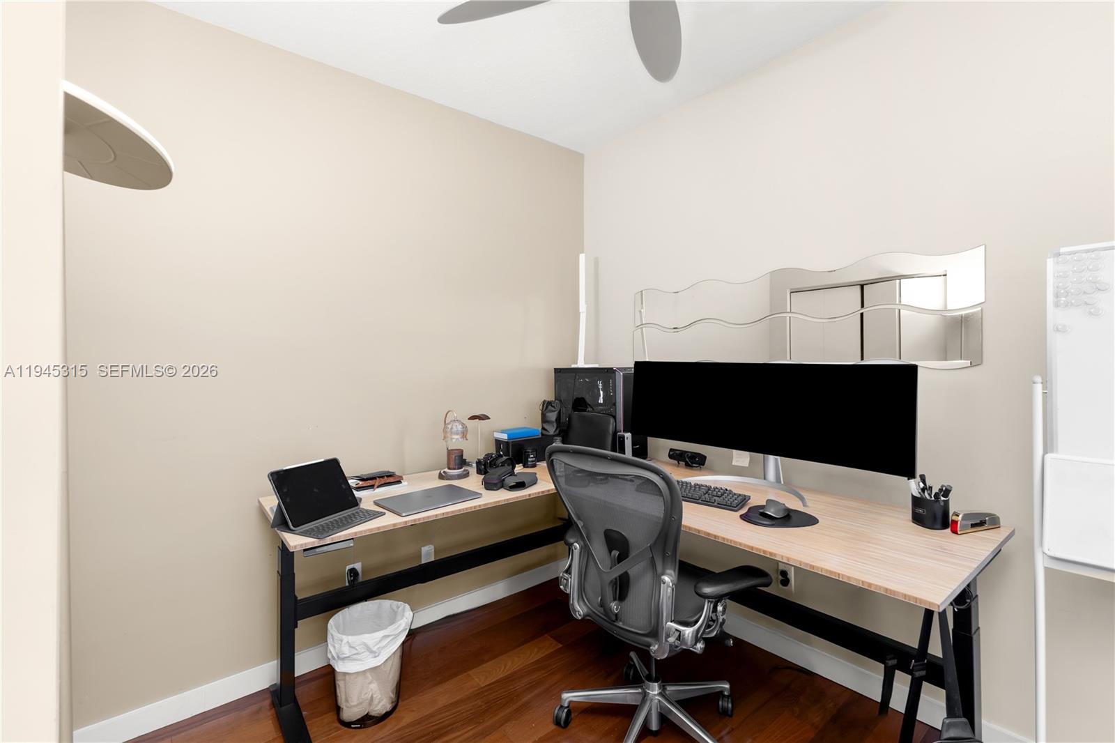 60 Southwest 13th Street, Unit 5012 Miami, FL 33130 - Photo 26 of 40 The second bedroom is being used as an office