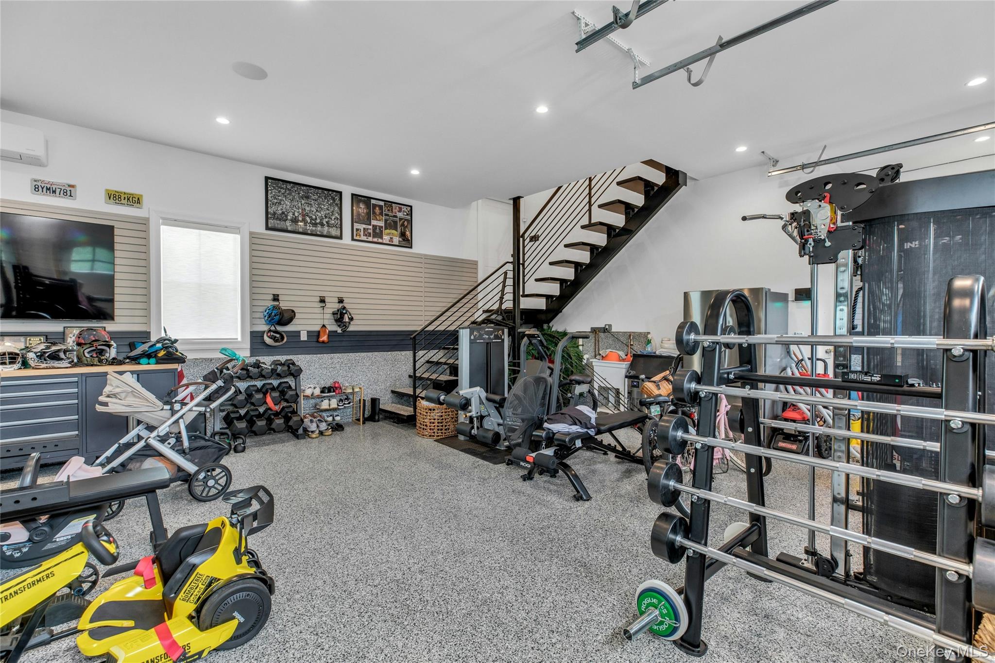 52 Concourse East Brightwaters, NY 11718 - Photo 37 of 49 a view of a room with gym equipment