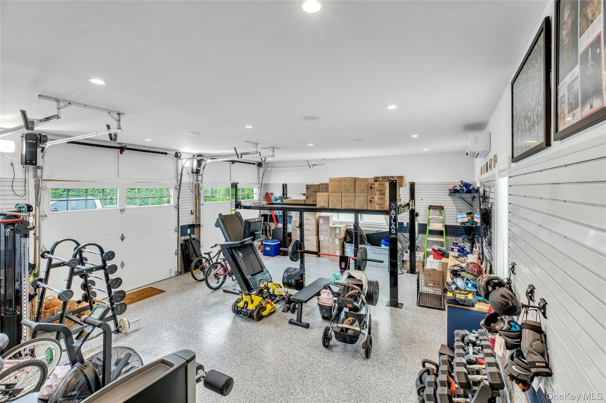 52 Concourse East Brightwaters, NY 11718 - Photo 38 of 49 a view of a room with gym equipment