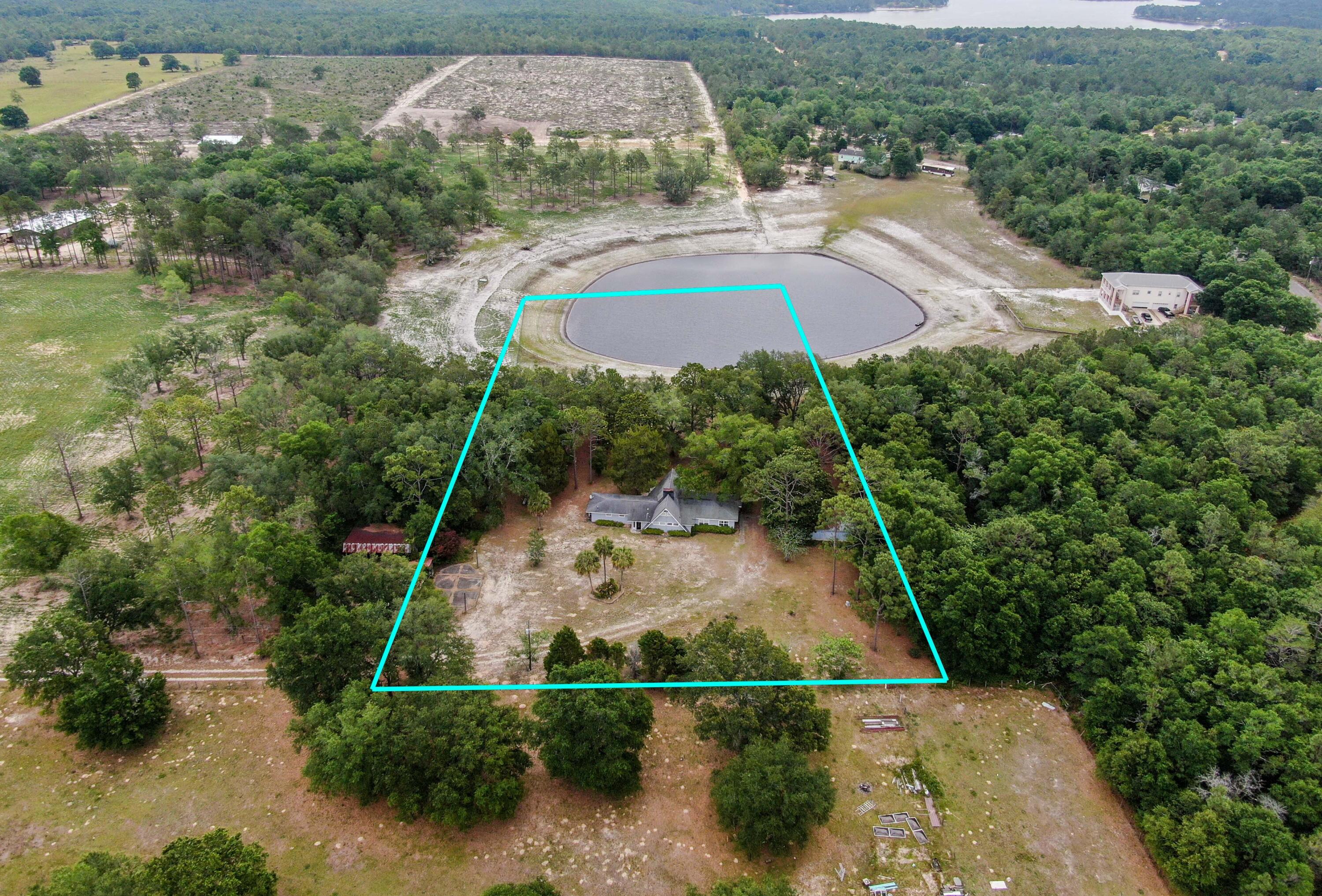 103 Pretty Pond Lane DeFuniak Springs, FL 32433 - Photo 10 of 45 AERIAL VIEW