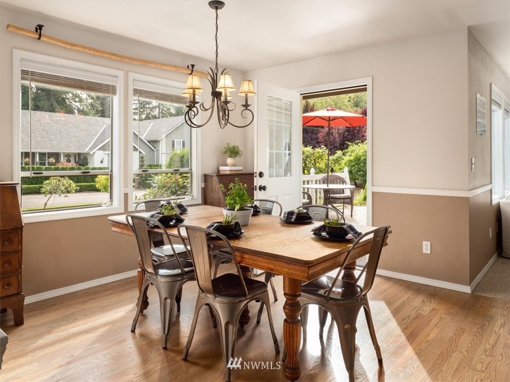 1919 243rd Place Southwest Bothell, WA 98021 - Photo 13 of 39 a view of a dining room with furniture window and outside view
