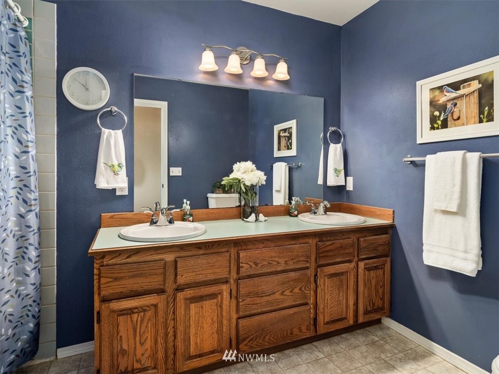 1919 243rd Place Southwest Bothell, WA 98021 - Photo 22 of 39 a bathroom with a sink and a mirror