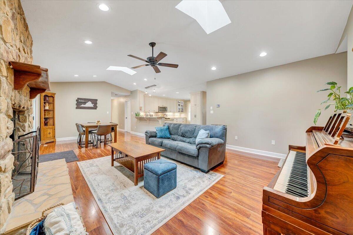 856 Ridge Mountain Drive Boones Mill, VA 24065 - Photo 18 of 66 a living room with furniture and wooden floor