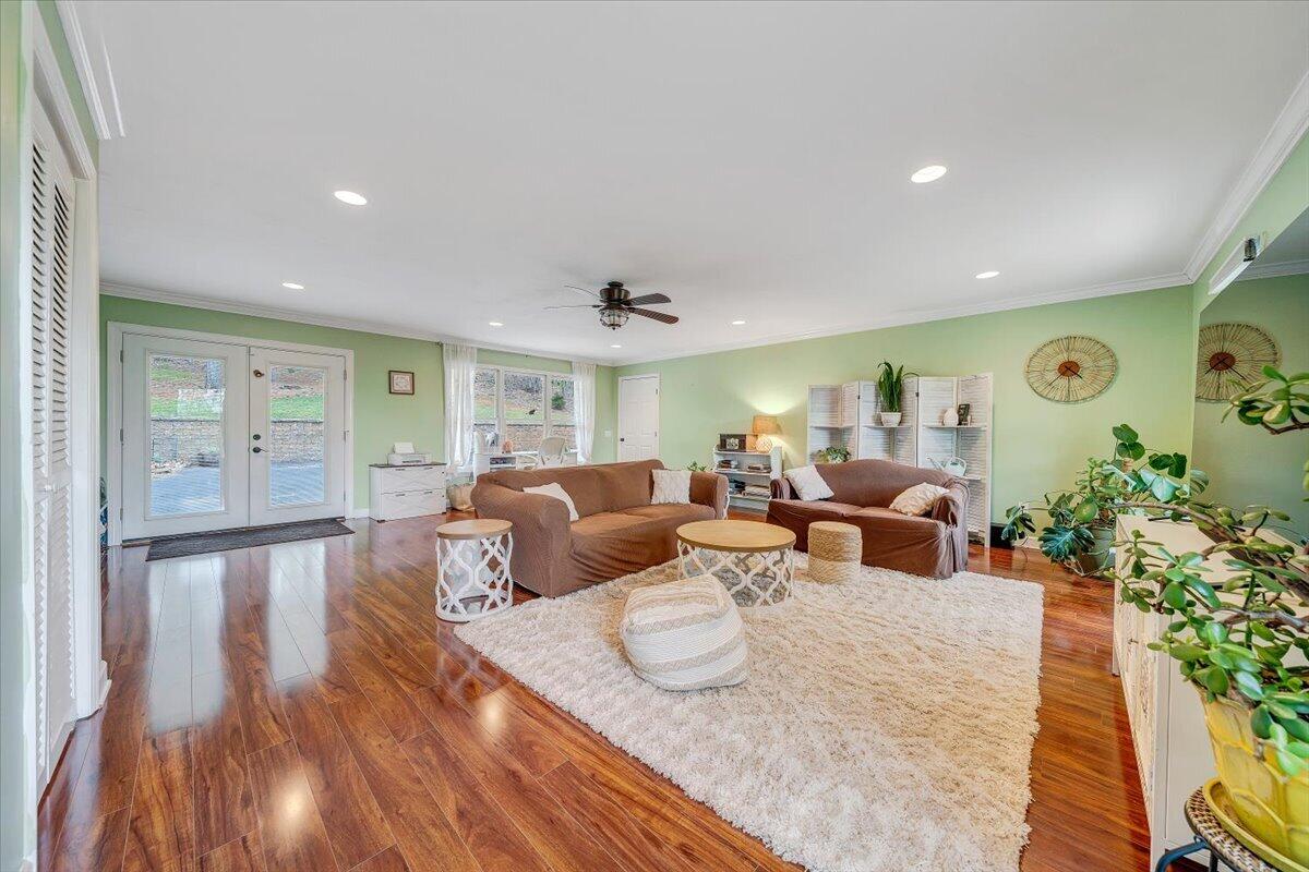 856 Ridge Mountain Drive Boones Mill, VA 24065 - Photo 22 of 66 a living room with furniture and wooden floor