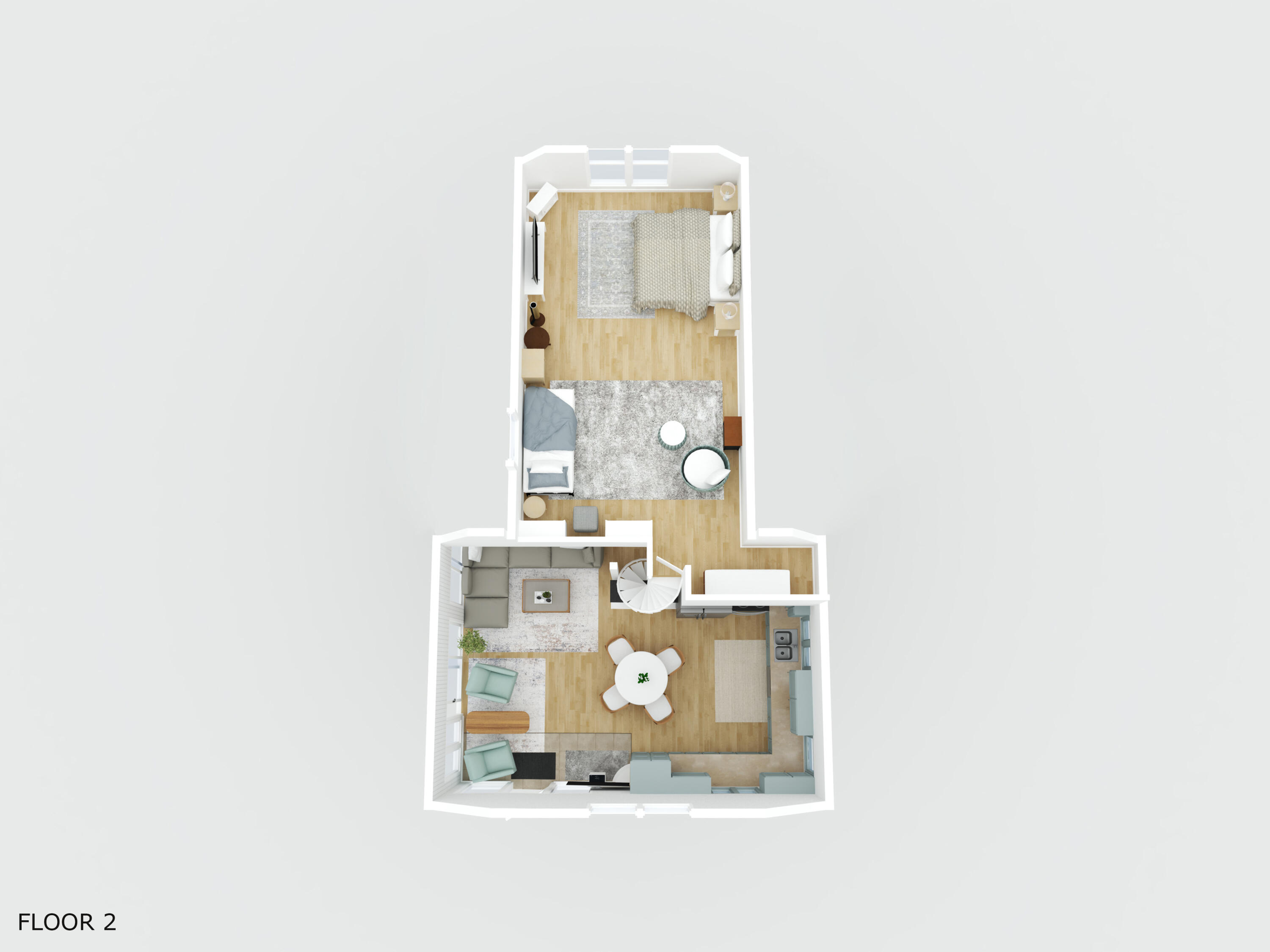 12435 Lakeshore Road Centerville, WI 53015 - Photo 39 of 56 Loft to Main Floor