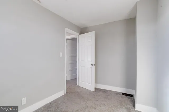 a view of an empty room