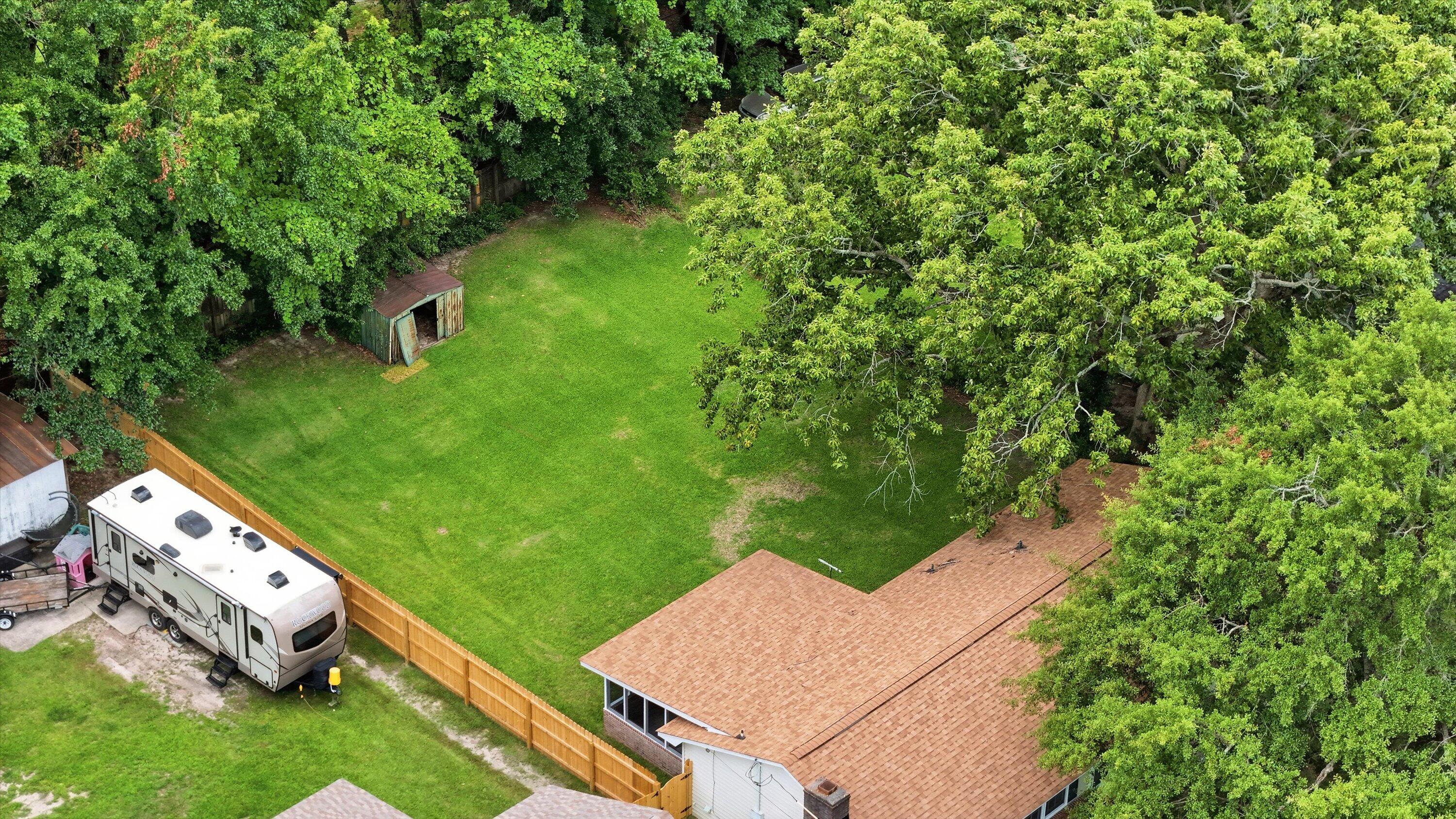 227 Farm Road Goose Creek, SC 29445 - Photo 31 of 36 aerial view of backyard