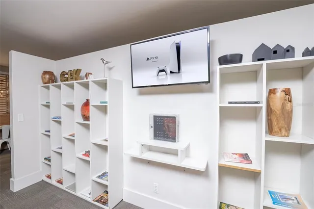 a play room with toys