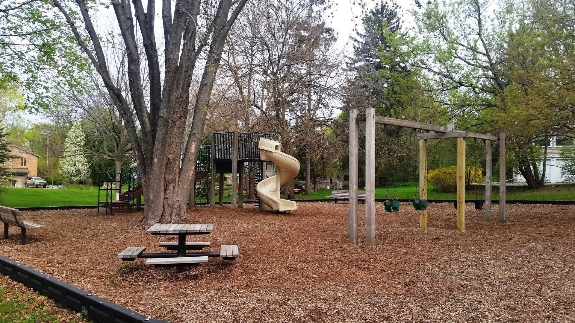 412 Warwick Road Tower Lakes, IL 60010 - Photo 29 of 30 a park view with a slide