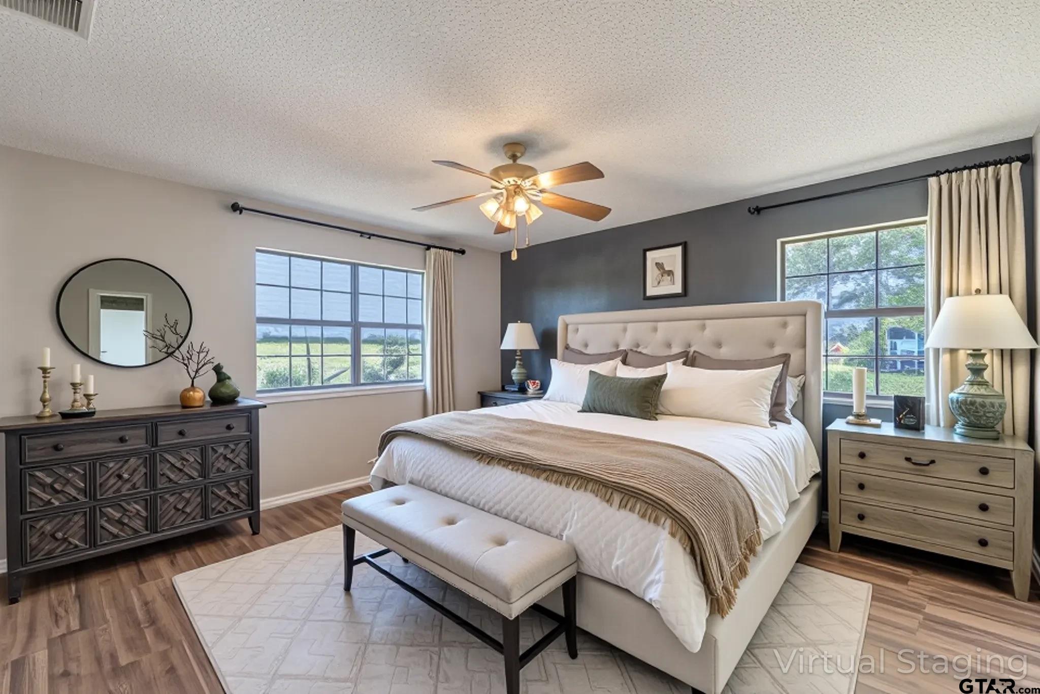401 VZ County Road Canton, TX 75103 - Photo 33 of 45 a bedroom with a bed a dresser and mirror