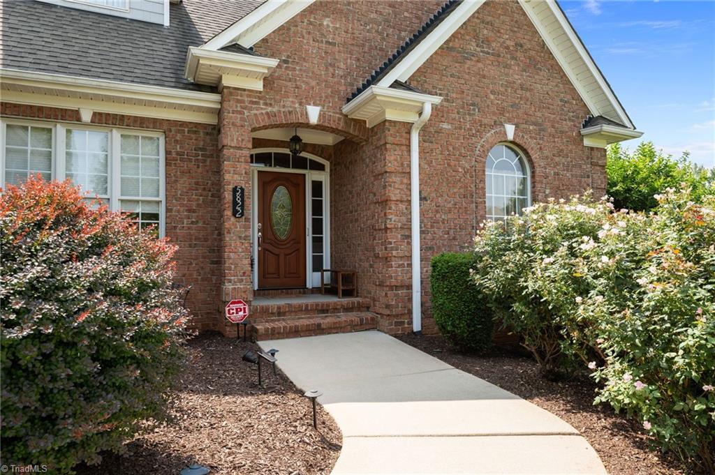 5822 Crutchfield Farm Road Oak Ridge, NC 27310 - Photo 12 of 47 Covered front porch, perfect for decorating each season