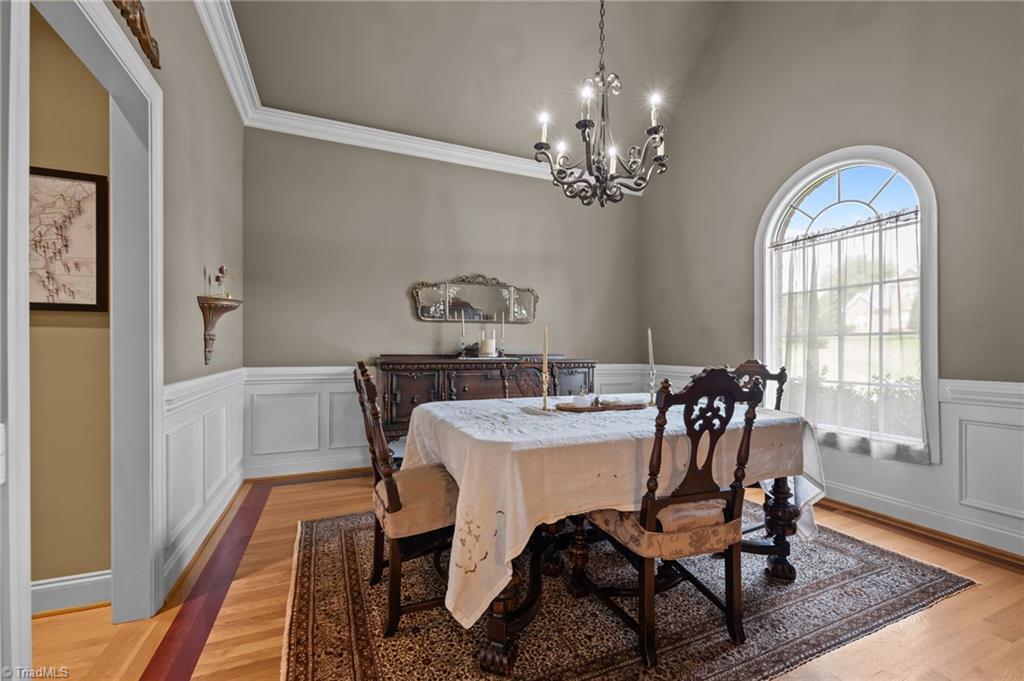 5822 Crutchfield Farm Road Oak Ridge, NC 27310 - Photo 16 of 47 Vaulted ceilings in large DR