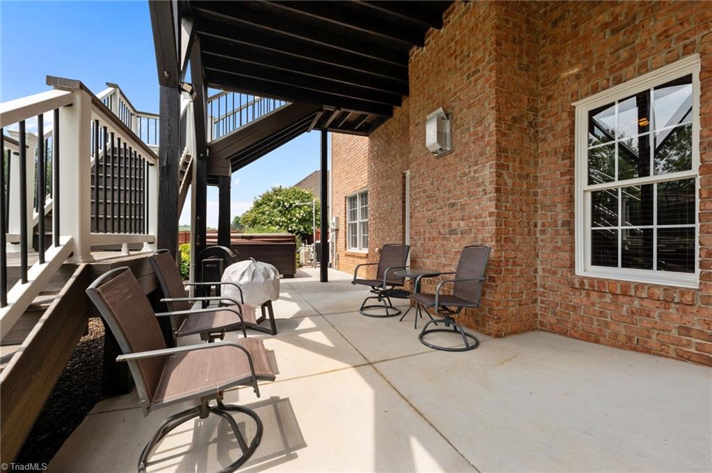 5822 Crutchfield Farm Road Oak Ridge, NC 27310 - Photo 9 of 47 Covered patio