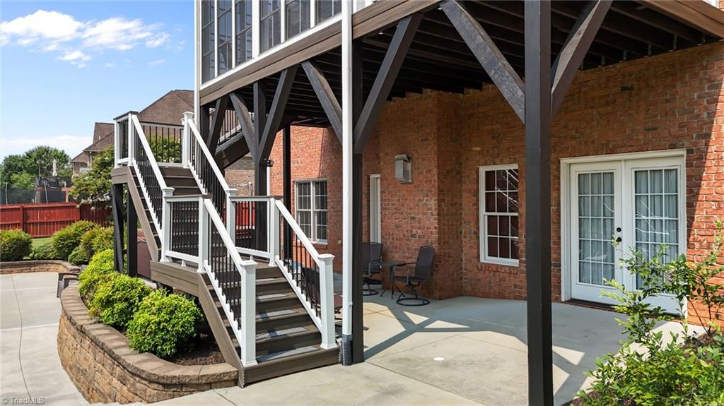 5822 Crutchfield Farm Road Oak Ridge, NC 27310 - Photo 10 of 47 Trex stairs/decking
