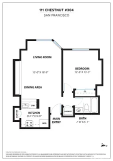 $575,000 | 111 Chestnut Street, Unit 304, San Francisco, CA 94111