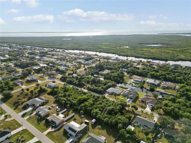 a view of a city with ocean view