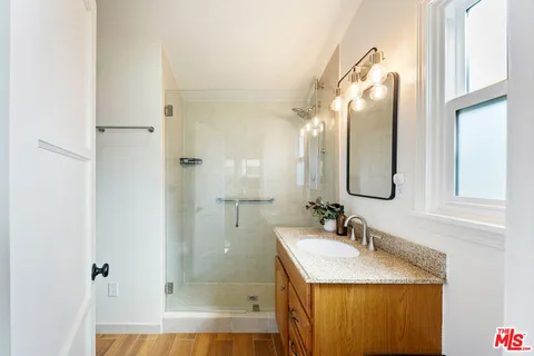 an aerial view of houses and roads