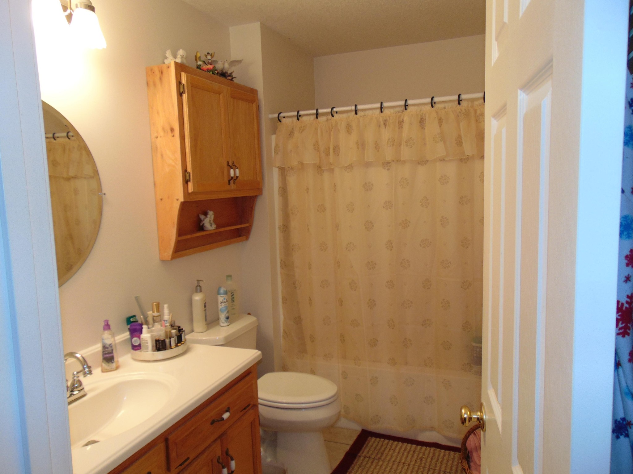 4019 Decatur Highway Kingston, TN 37763 - Photo 10 of 13 a bathroom with a sink a toilet and shower curtain