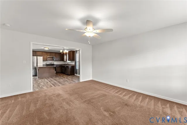 a view of kitchen and window