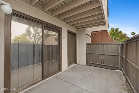 a view of a porch