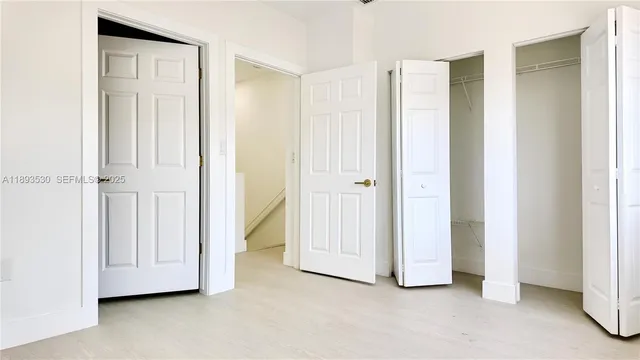 a view of closet area