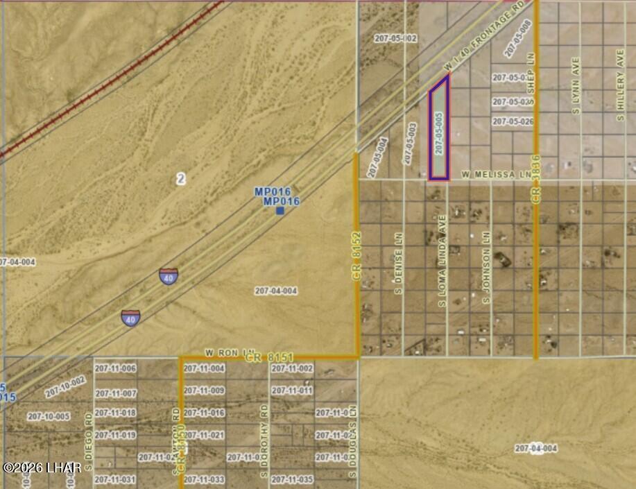 0 Melissa Road Yucca, AZ 86438 - Photo 21 of 21 Melissa-aerial2