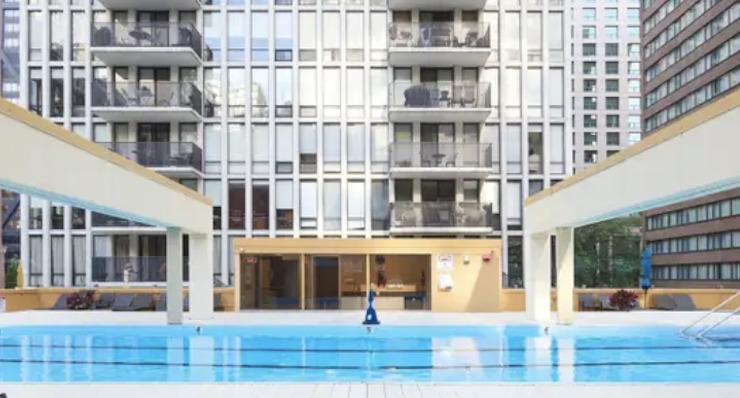 200 East Delaware Place, Unit 19A Chicago, IL 60611 - Photo 15 of 17 a view of a building with street