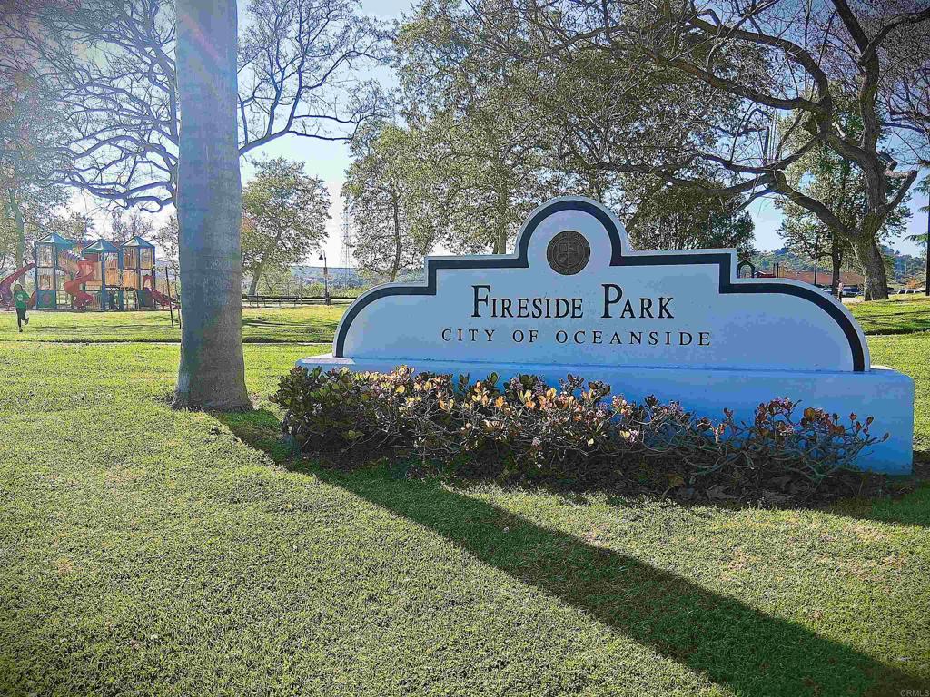 101 Lancer Avenue Oceanside, CA 92058 - Photo 11 of 17 a view of a park that has sign board