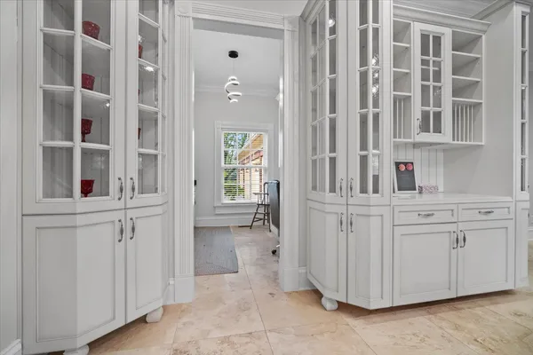 a view of a livingroom and dining room
