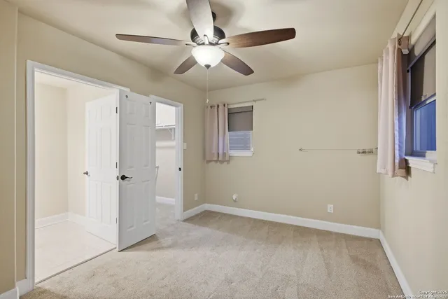 a view of an empty room