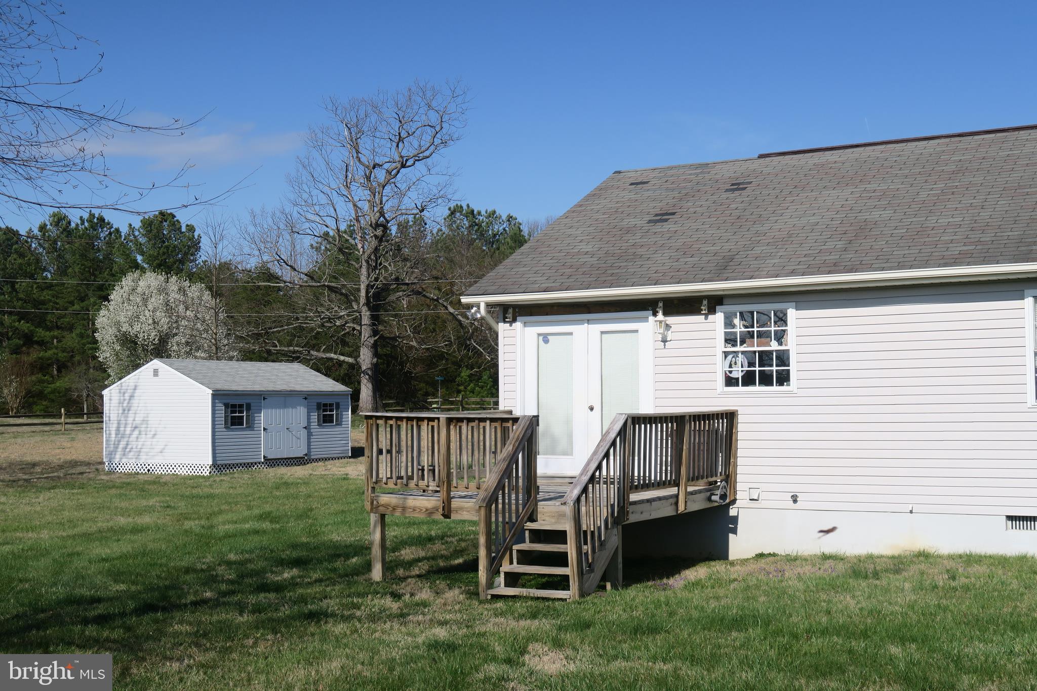 9410 Everona Road Unionville, VA 22567 - Photo 27 of 36 Rear deck and shed