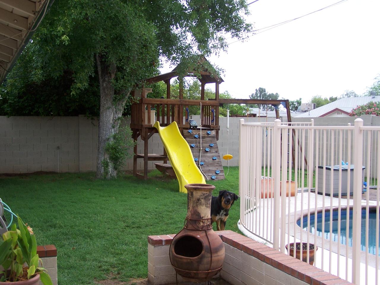 1725 West Griswold Road Phoenix, AZ 85021 - Photo 9 of 13 Backyard view of play area