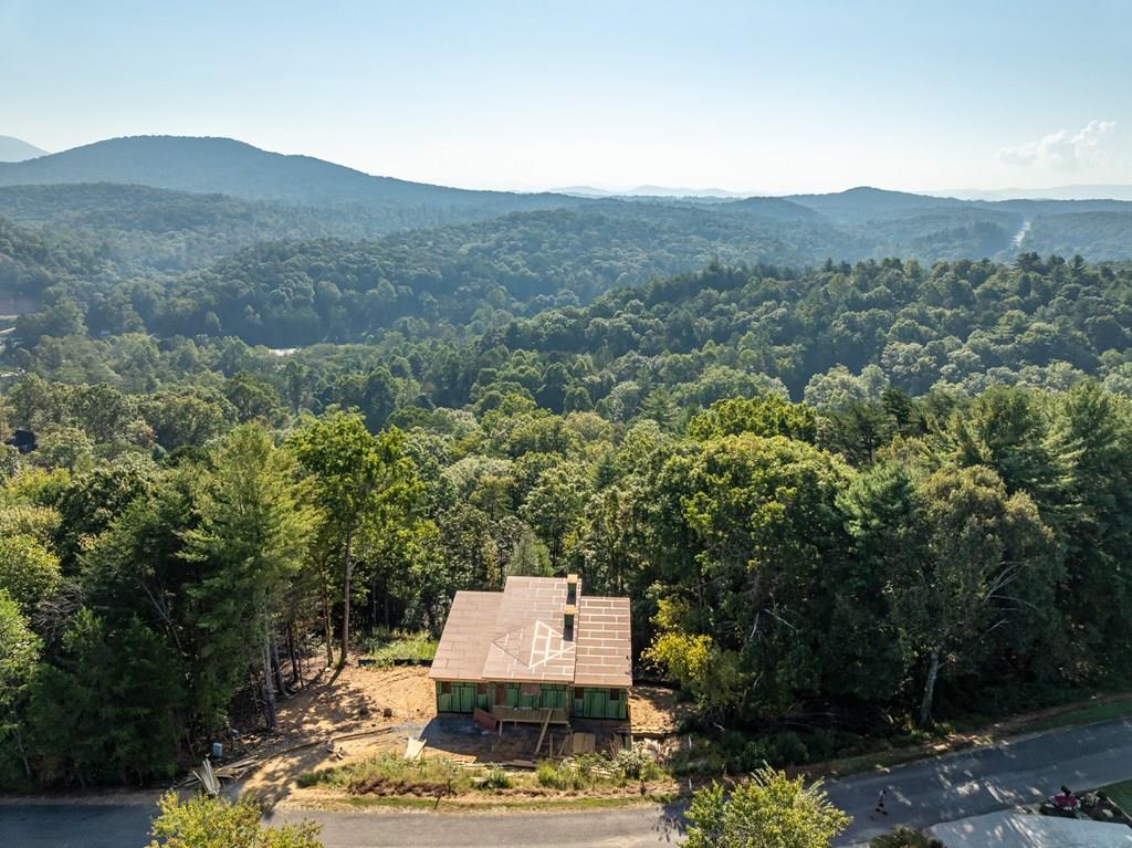 216 Old Orchard Road Ellijay, GA 30536 - Photo 50 of 59 an aerial view of a house with mountain view