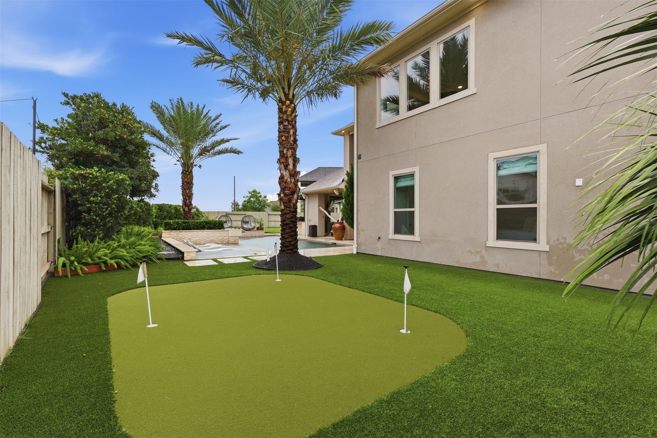 2215 Grove Terrace Lane Manvel, TX 77578 - Photo 42 of 50 Backyard putting green