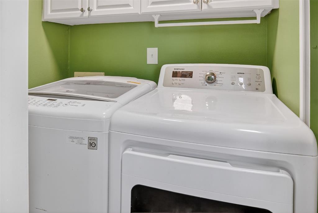 190 County Road 1975 Yantis, TX 75497 - Photo 24 of 36 a utility room with dryer and washer