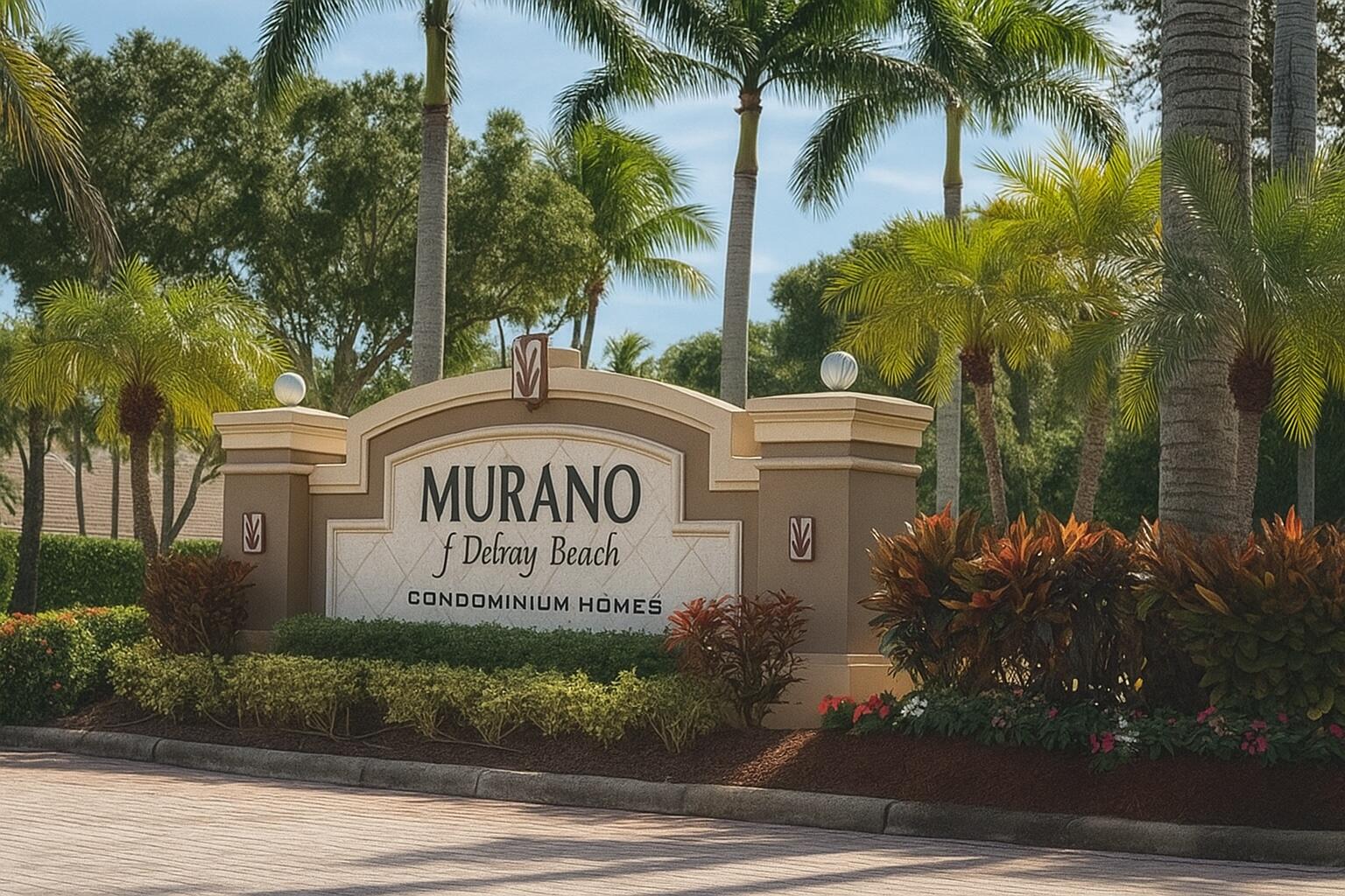 15135 Michelangelo Boulevard, Unit 108 Delray Beach, FL 33446 - Photo 2 of 17 a sign broad on the side of a road