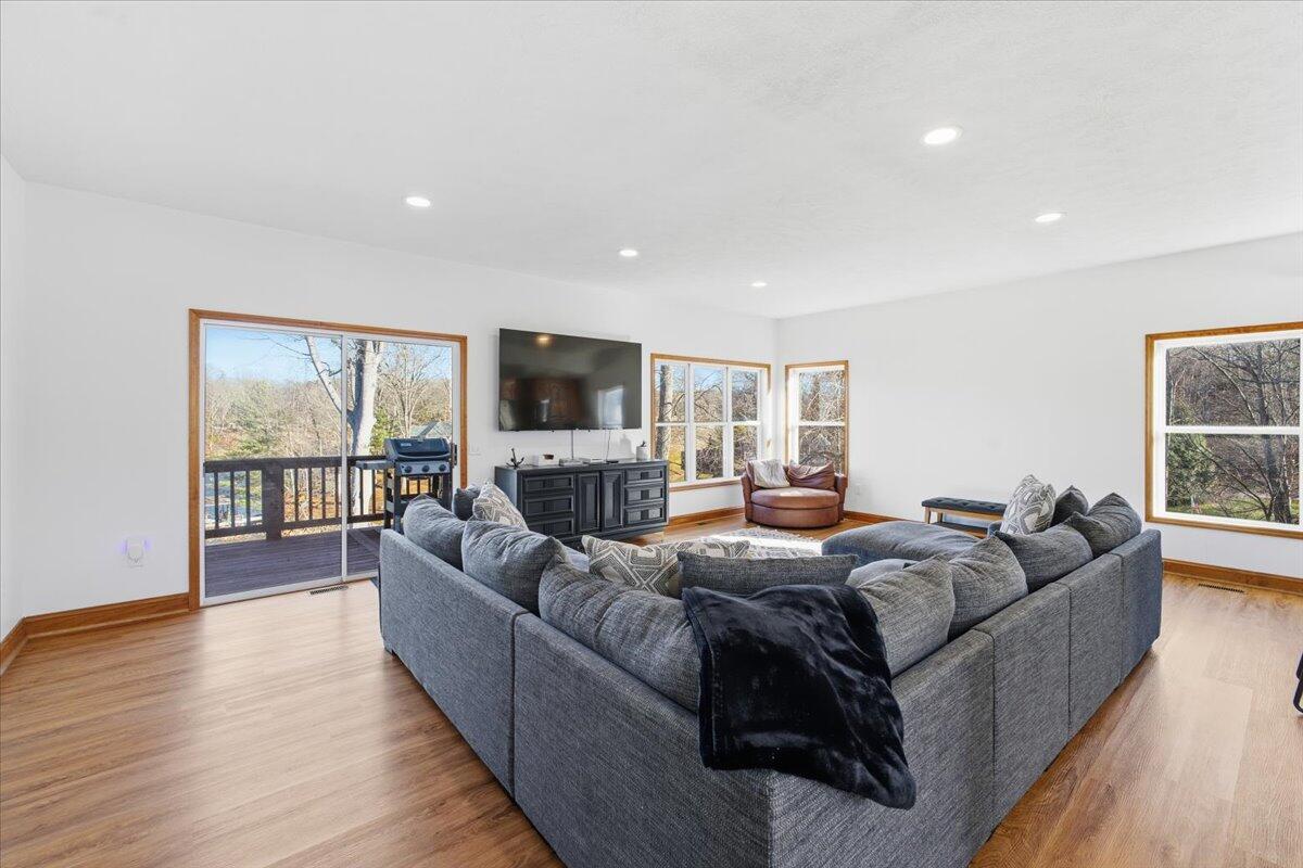 1970 Morewood Road Hardy, VA 24101 - Photo 11 of 61 a living room with furniture and a flat screen tv