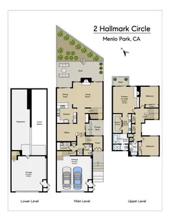 $2,850,000 | 2 Hallmark Circle, Menlo Park, CA 94025